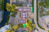 Монтаж индивидуального расчётного фундамента УШП PRO для строительства кирпичного дома в Рощино 2, S плиты = 530 кв.м, Лениградская обл. - мини - 3