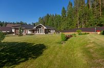 Одноэтажная усадьба в английском стиле в КП Галактика, технология каркас - мини - 48