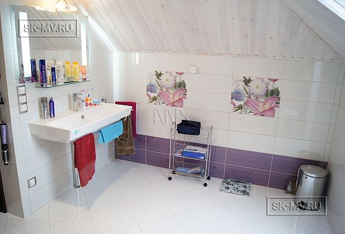 Дизайн интерьера в классическом стиле загородного дома с мансардой в кп Галактика - 19