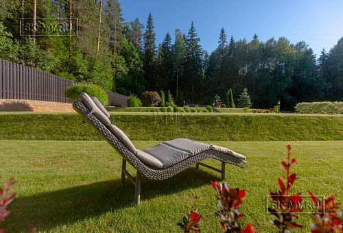 Одноэтажная усадьба в английском стиле в КП Галактика, технология каркас - 18