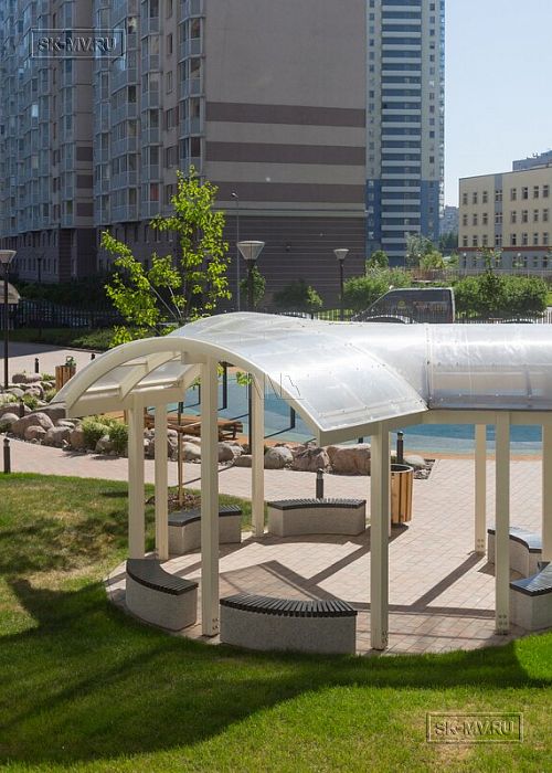 Строительство каркасных беседок по индивидуальному проекту в ЖК Legenda