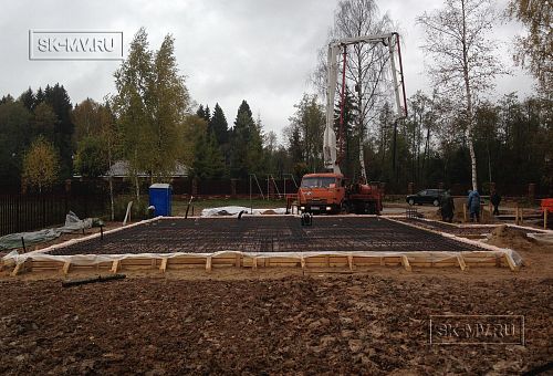 11. Армирование ростверков и плиты фундамента дома