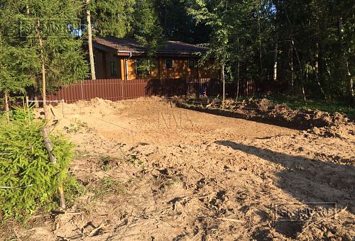 2. Выемка почвенно-растительного слоя