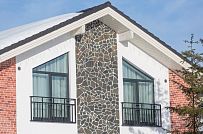 Фото репортаж с места строительства загородного коттеджа из газобетона с сауной внутри в Савое Ленобласти  - мини - 35