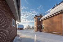 Энергоэффективный комбинированный дом построен в сочетании каркасной технологии и газобетона в селе Орлино в Гатчинском районе Ленинградской области - мини - 21