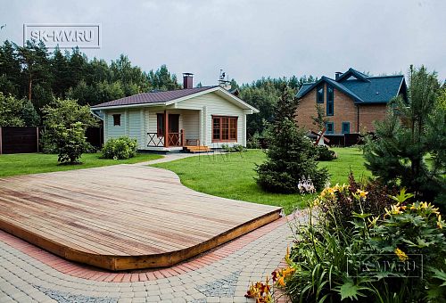 Построенный в п Озерное теплый зимний каркасный дом в английском стиле площадью 185 кв м - 2