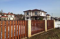 Построенный по каркасной технологии в к п Парквэй загородный дом для постоянного проживания в стиле фахверк площадью 200 кв м - мини - 13