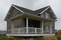 Строительство каркасного двухэтажного коттеджа около 200 кв м с террасой в деревне Себенки - мини - 4