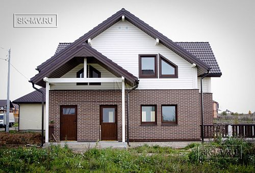 Строительство каркасного теплого зимнего дома 180 кв м для круглогодичного проживания Смартвилль 2 Москва - 7