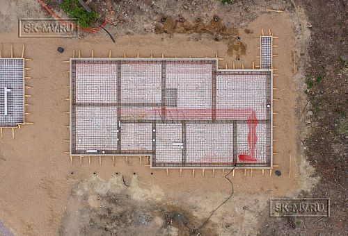 Монтаж индивидуального расчётного фундамента УШП PRO для строительства каркасного дома в Рощино 2, S заливки = 178 кв.м, Лениградская обл. - 8