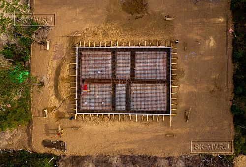 Монтаж индивидуального расчётного фундамента УШП PRO для строительства кирпичного двухэтажного дома в Рощино, Лениградская обл. - 24