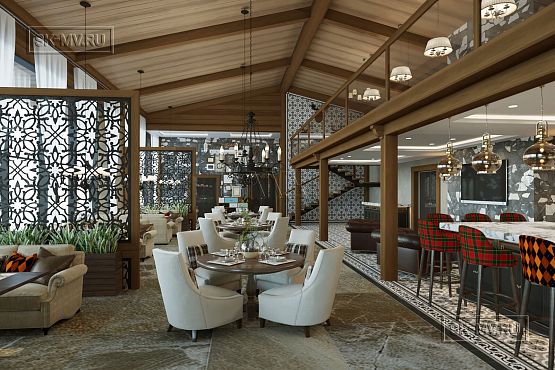 Интерьер клубного дома гольф-клуба - 4