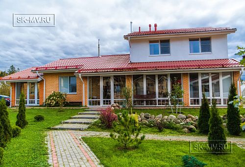 Строительство одноэтажного коттеджа из газобетона с теплой верандой с панорамным остеклением в КП Сосновое - 21