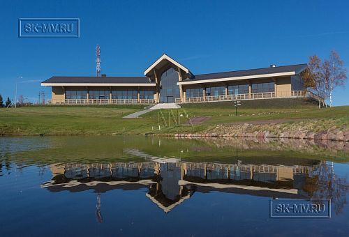 Построенный клубный дом с рестараном по технологии фахверк для гольф-клуба Земляничные поляны - 30