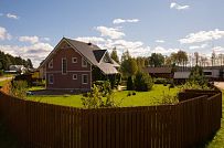 Построенный каркасный дом ок 170 кв м с балконом и террасой Северная корона 65 в пос. Волочаевка - мини - 14