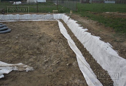 Можайские сады. Прифундаментный дренаж