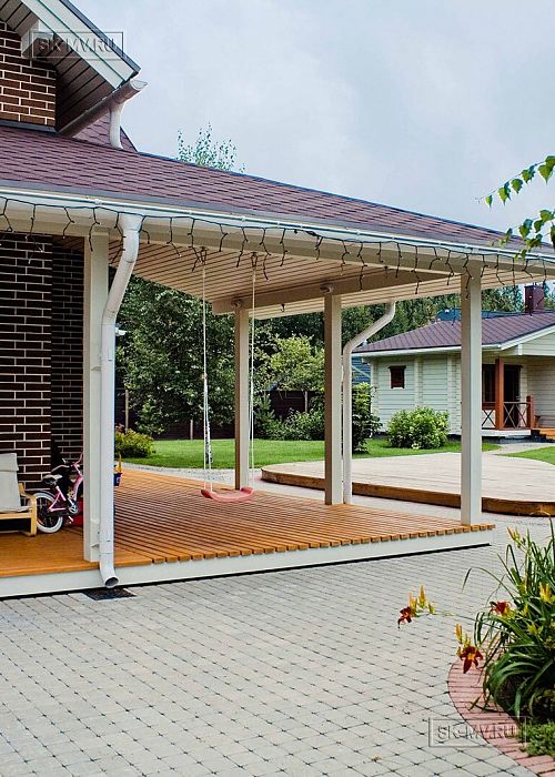 Ландшафтный дизайн домовладения в Озерном 5