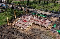 Монтаж индивидуального расчётного фундамента УШП PRO для строительства кирпичного одноэтажного дома в Репино, Лениградская обл. - мини - 25