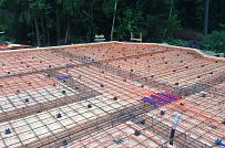 Монтаж фундамента УШП для строительства загородного дома по каркасной технологии п Ввырица - мини - 5