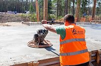 Монтаж индивидуального расчётного фундамента УШП PRO для строительства кирпичного дома в Рощино 2, S плиты = 530 кв.м, Лениградская обл. - мини - 44