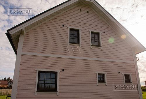 Строительство каркасного коттеджа с большой террасой в п Ольшаники - 5