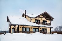 Построенный зимний каркасный дом по скандинавской технологии в к п Дмитровка в Москве под ключ - мини - 1