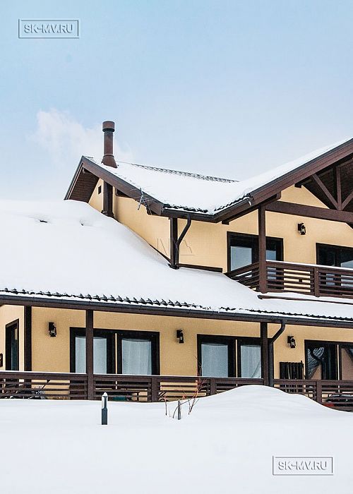 Построенный зимний каркасный дом по скандинавской технологии в к п Дмитровка в Москве под ключ