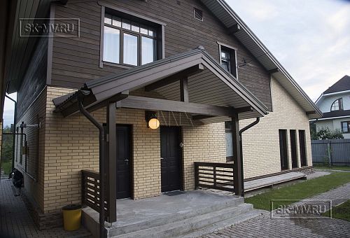 Строительство двухэтажного каркасного дома в альпийском стиле в Петергофе - 4