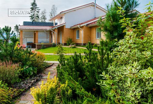 Строительство одноэтажного коттеджа из газобетона с теплой верандой с панорамным остеклением в КП Сосновое - 15