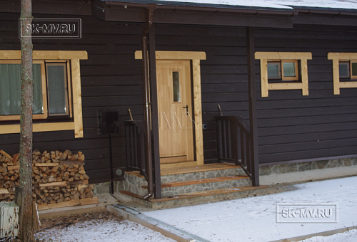 Строительство каркасного охотничего одноэтажного дома в Лужском районе - 2