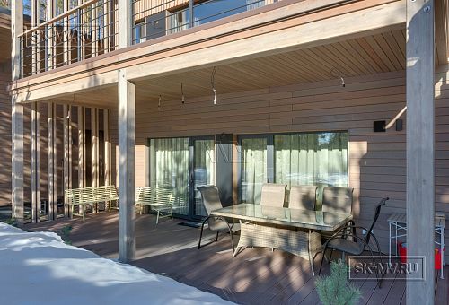 Пример внутренней отделки террасы-барбекю в Выборгском районе Ленинградской области - 4