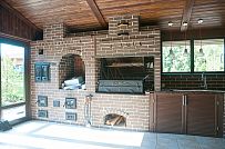 Пример внутренней отделки комбинированного загородного дома с цокольным этажом в п Ольшанки - мини - 46