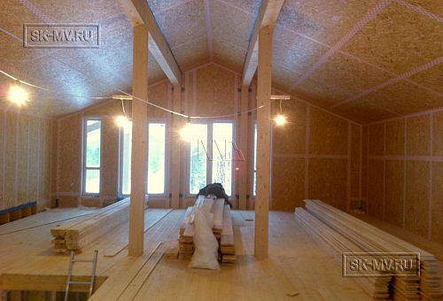 Энергоэффективный дом фахверк строится в поселке Мыслятино - 14