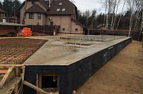 Монтаж фундамента УШП для строительства большого спа-комплекса 1000 кв м с бассейном в городе Котельники Московской области - мини - 25