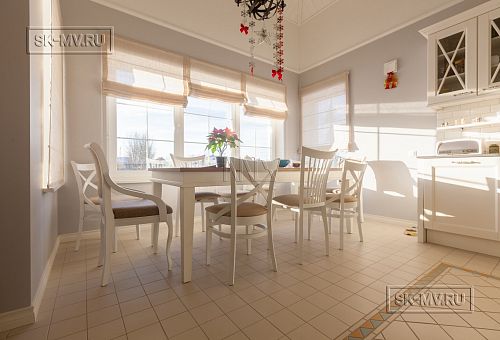 Дизайн интерьера каркасного дома в Оликах 3 - 70