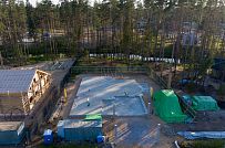 Монтаж индивидуального расчётного фундамента УШП PRO для строительства кирпичного двухэтажного дома в Рощино 2, S плиты = 340 кв.м, Лениградская обл. - мини - 47