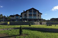 Фото репортаж с места строительства кирпичного дома ок 800 кв м с цоколем и СПА в д Пеники Лен области - мини - 46