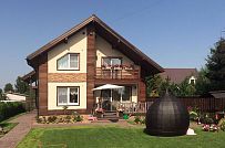 Фото репортаж с места строительства каркасного дома около 146 кв м с планкеном в д Сорокино Московской обл - мини - 2