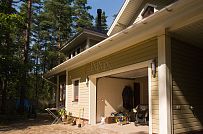 Построенный двухэтажный каркасный коттедж в комаровском стиле в п Комарово - мини - 7