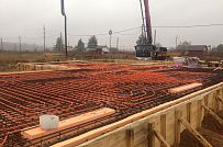 Монтаж фундамента УШП для строительства кирпичного дома с гаражом в Санино - мини - 8