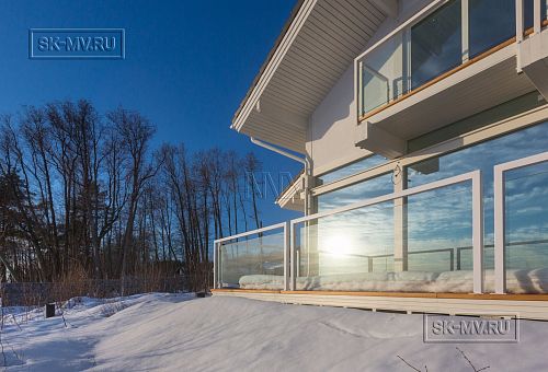 Строительство дома фахверк из дерева и стекла в Балтийской ривьере - 24