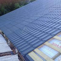 Монтаж кровельного покрытия