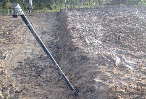 3. Перемещение и разравнивание грунта из котлованов фундаментов