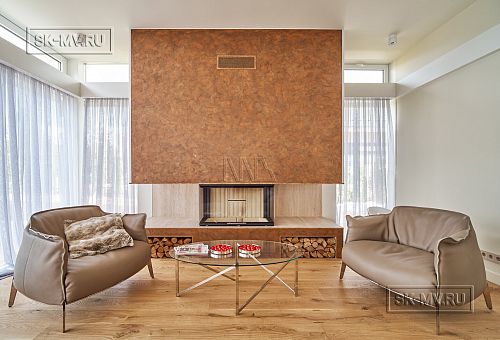 Пример внутренней отделки фахверкого дома в КП Монтевиль - 46