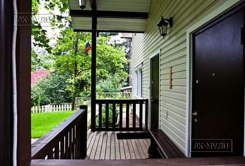 Строительство небольшого теплого зимнего двухэтажного каркасного коттеджа с сауной и верандой в Токсово - 16