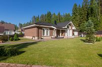 Одноэтажная усадьба в английском стиле в КП Галактика, технология каркас - мини - 43