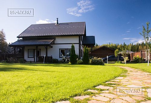 Построенный небольшой каркасный коттедж с мансардным этажом Галактика 9 - 11