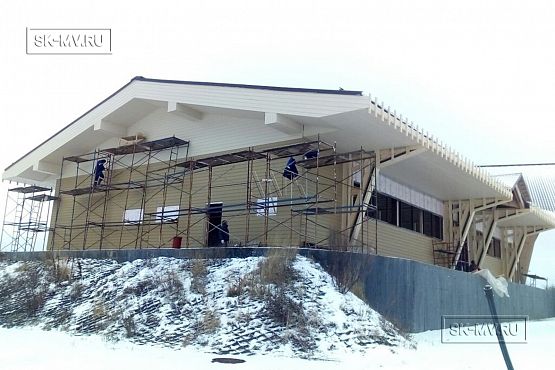 Построенный клубный дом с рестараном по технологии фахверк для гольф-клуба Земляничные поляны - 27