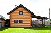 Построенный каркасный теплый дом 150 кв м с эркером и открытой террасой в п Горная Шальдиха - мини - 23