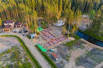 Монтаж индивидуального расчётного фундамента УШП PRO для строительства кирпичного дома в Рощино 2, S плиты = 530 кв.м, Лениградская обл. - мини - 8